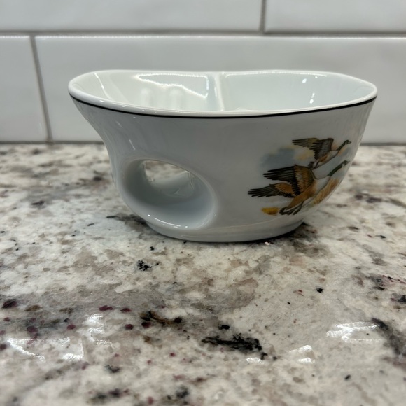 Vintage West Germany Soap Dish Porcelain Duck Mallard Fly No Chips Or Cracks EUC - Picture 9 of 15